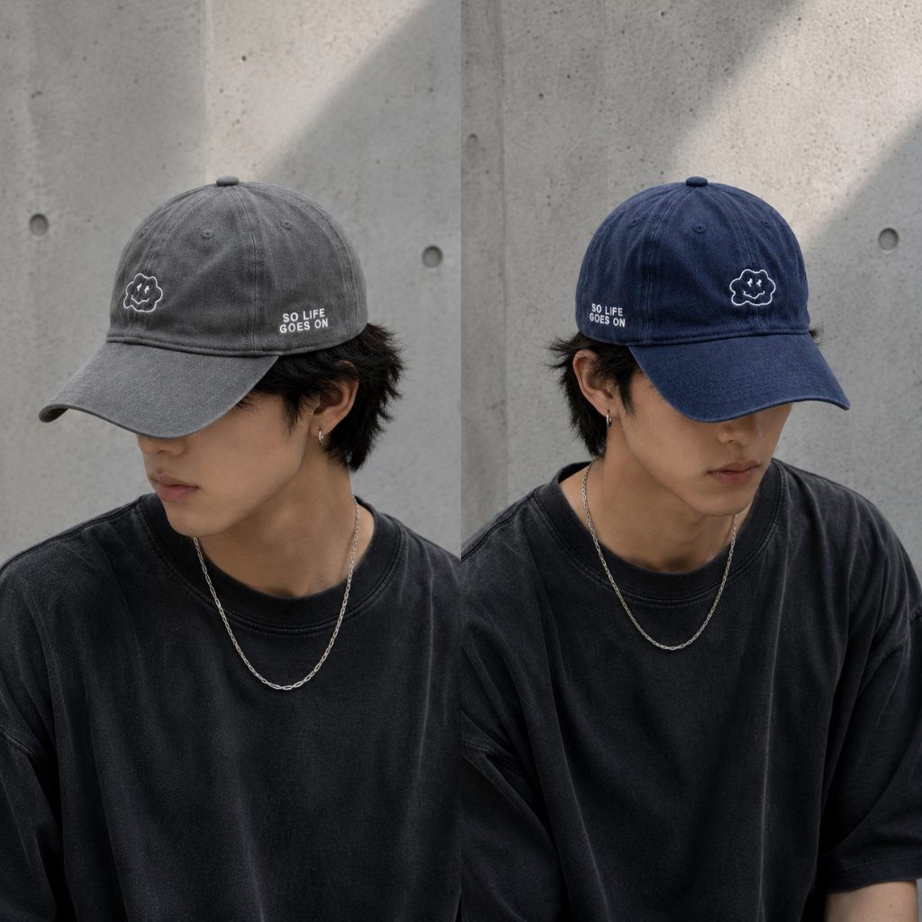 SO.ON Cap หมวกแก๊ปฟอก รุ่น  Flexi Bleach
