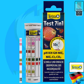 Tetra Test 7in1 pH KH NH3 No2 No3 ชุดทดสอบ น้ำยาวัดค่าน้ำ PetLife Alkalinity Amomonia Nitrite Nitrate Hygger tester