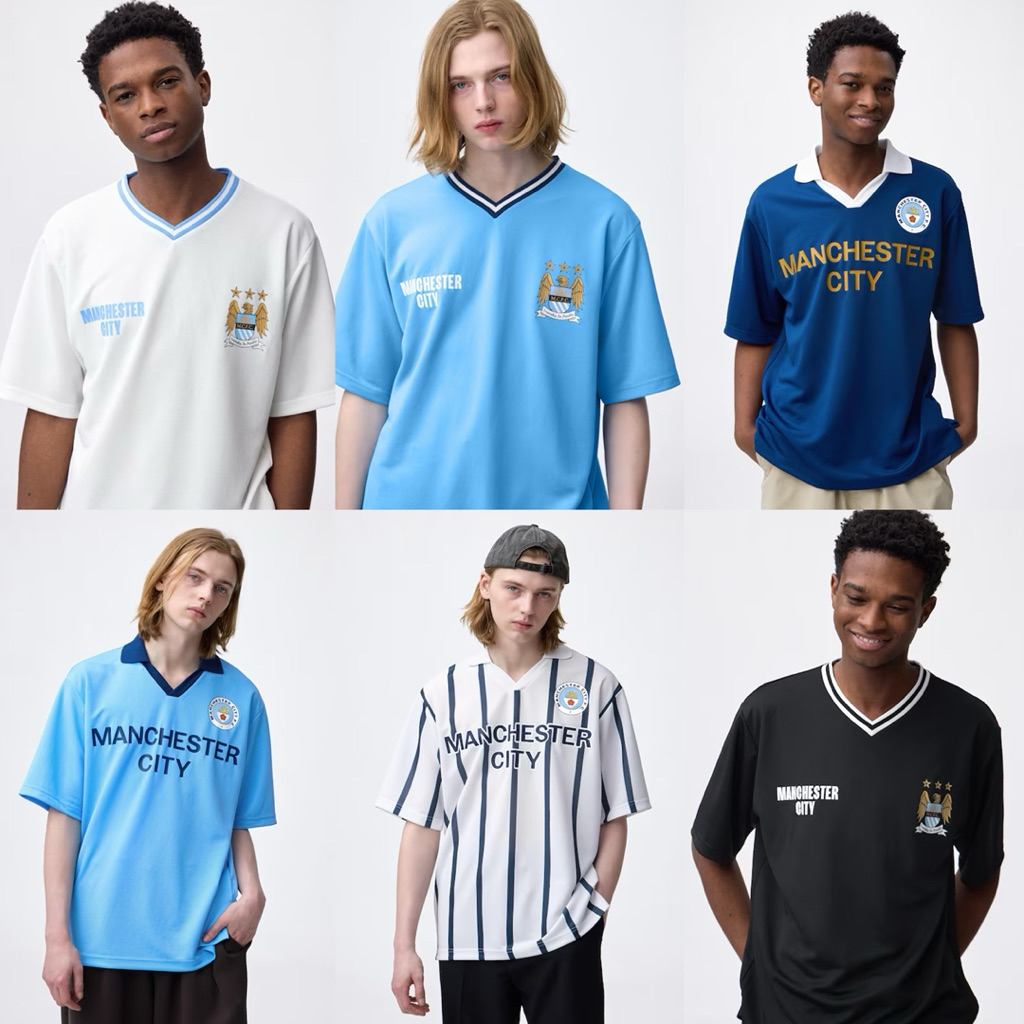 เสื้อยืดสไตล์วินเทจ GU x Manchester City ดีไซน์เหนือกาลเวลาที่ใส่กี่ครั้งก็ยังดูดี แฟน City ตัวจริงต้องมีติดตู้ไว้สักตัว