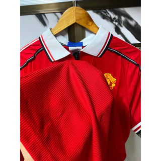 แมนUย้อนยุค 1998-99 FOOTBALL SHIRT SOCCER JERSEY พรีเมี่ยม