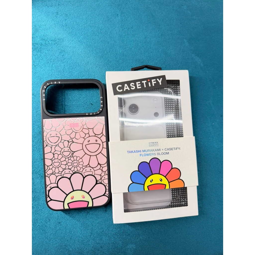 casetify แท้ murakami มือ2 สภาพ 98% เคสกระจก ติดฟิลม์แล้ว