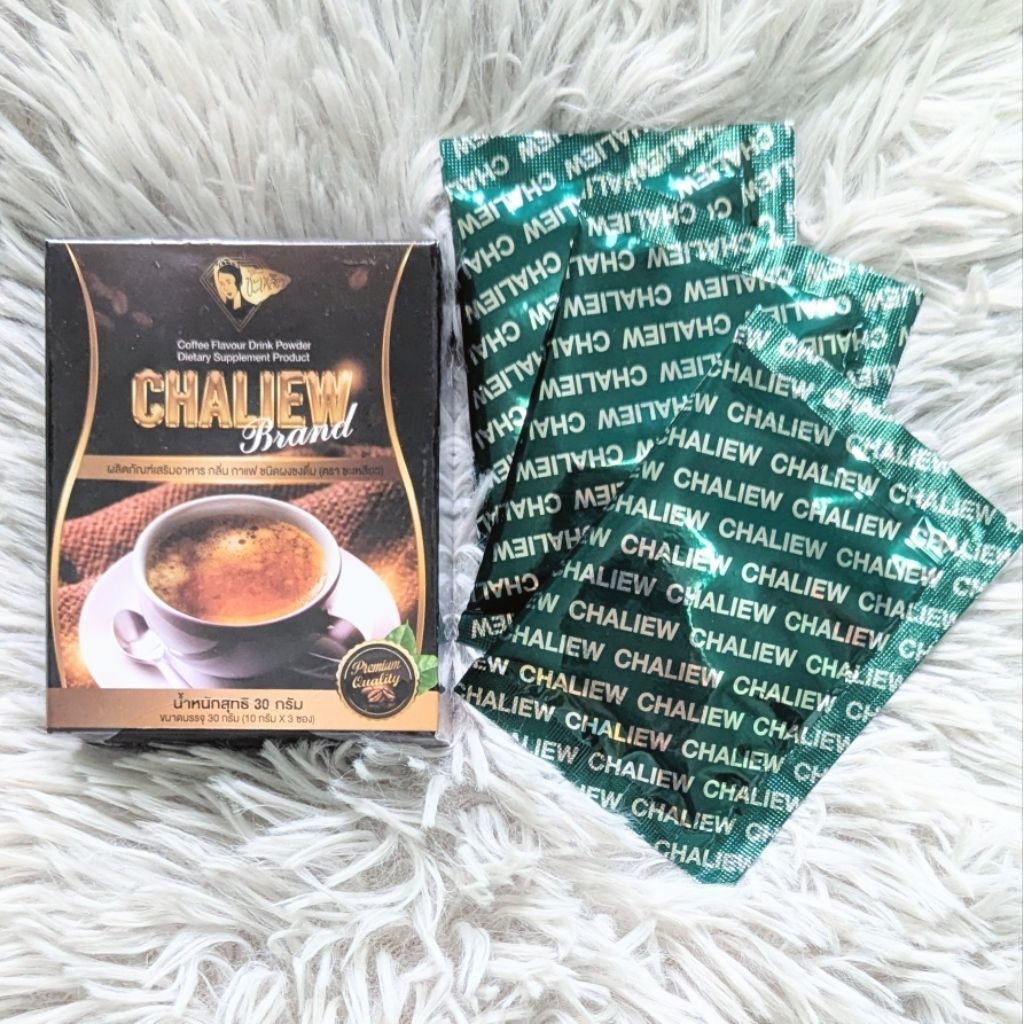 *พร้อมส่ง* กาแฟชะเหลียว 🌟2 กล่อง 45 บาท 🌟 1 กล่อง 25 บาท มี 3 ซอง ๆ ละ 15 กรัม exp. 11/2027