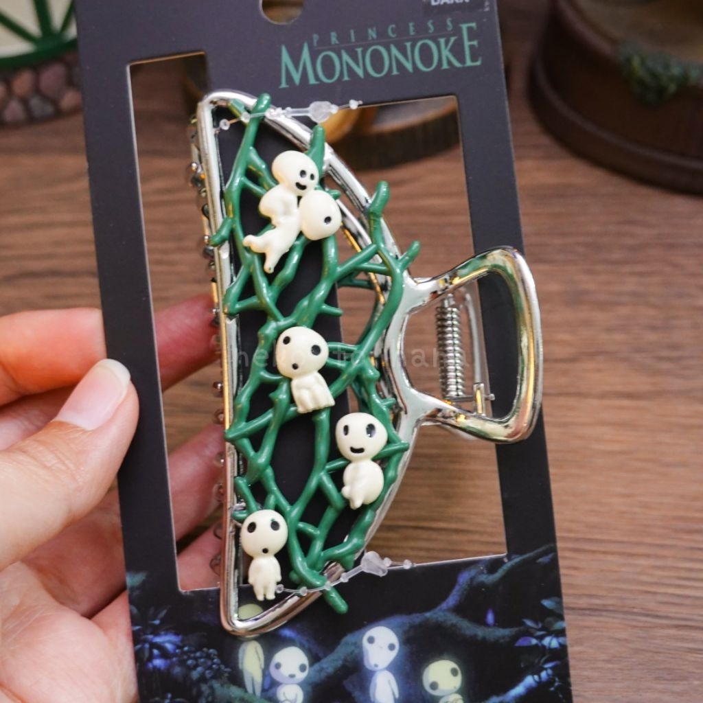 ลิขสิทธิ์แท้จากอเมริกา กิ๊บหนีบผมโคดามะ Princess Mononoke Kodama Claw Hair Clip Studio Ghibli สตูดิโ