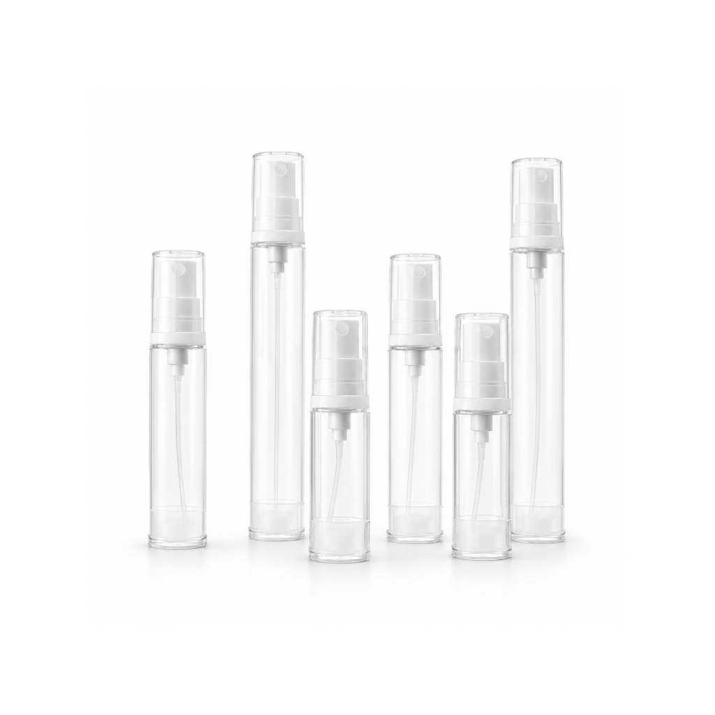 🧴 ถูกที่สุด PACKING.DD🧴ขวดปั๊มสุญญากาศ AS 5,10,15 ml ขวดแบ่งครีม โลชั่น สเปรย์ พกพา PG12