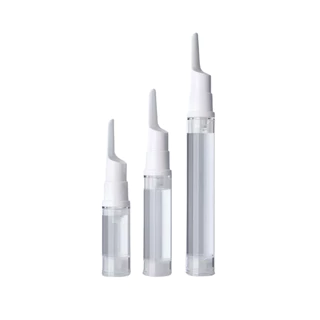 PACPAC ขวดสูญญากาศใส 5ml 10ml 15ml ขวดปั๊มเซรั่ม ครีม เครื่องสำอางพกพา PG15