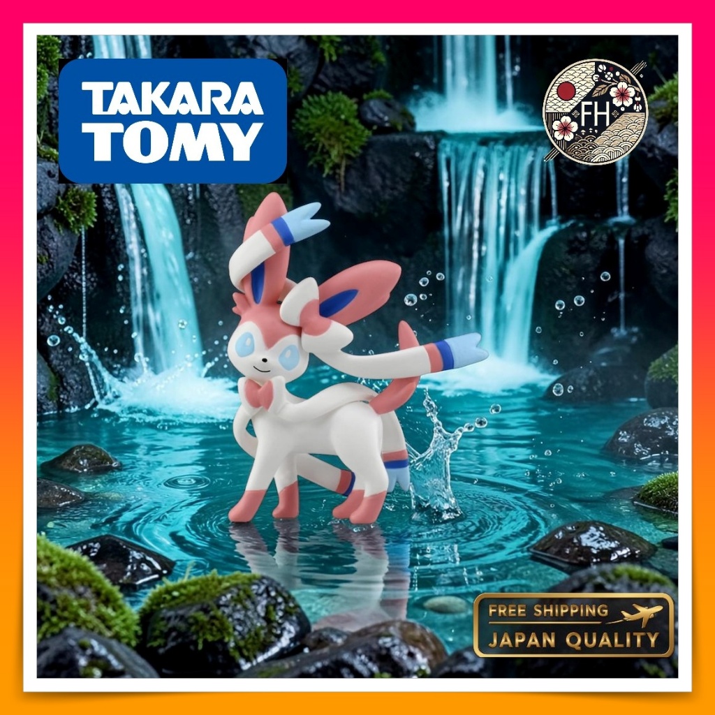 Pokemon Moncolle MS-50 Sylveon Figure Takara Tomy Direct from Japan Fast Ship