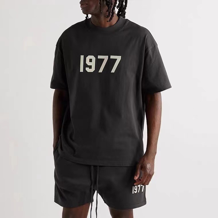 Fear Of God 1977 Essentials เสื้อยืด oversize คอกลม ทรงหลวม
