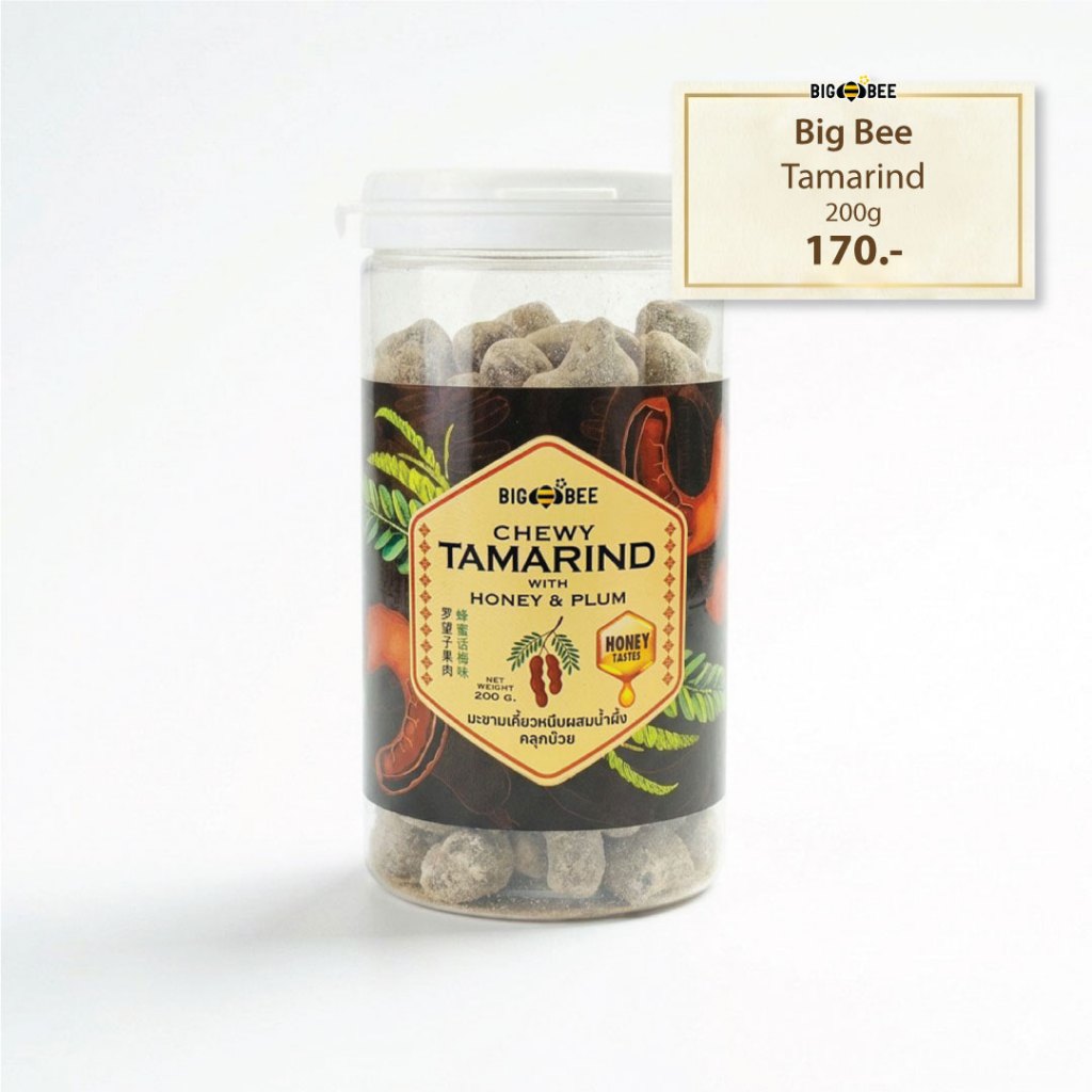 Big Bee Tamarind 400g มะขามน้ำผึ้งคลุกบ๊วย ตราบิ๊กบี ขนาด 400 กรัม