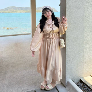 Coralie Set ชุดเชตโคราลี เสื้อแขนยาว+กระโปรงยาว มีซับใน✨🌊 ใส่ไปเที่ยวเขา ทะเล ได้หมดทุกสถานที่ | Geebeety