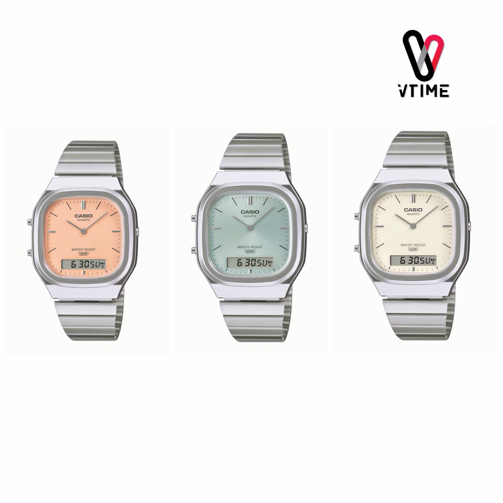 CASIO นาฬิกาข้อมือ Analog-digital รุ่น AQ-240E-2A | AQ-240E-4A | AQ-240E-7A2