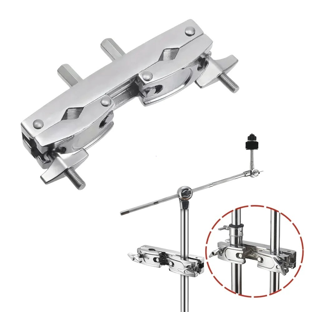 ปรับ QUICK RELEASE Multi-Clamp Cymbal Stand Holder CLAMP สําหรับกลอง Cymbal Stand Bracket