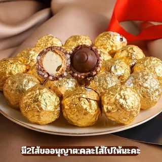 ช็อกโกแลตสีทอง1ถุงประมาณ43ชิ้น500 กรัม ของขวัญเทศกาลคริสต์มาส ปีใหม่ และวาเลนไทน์ 2026รสชาติอร่อย