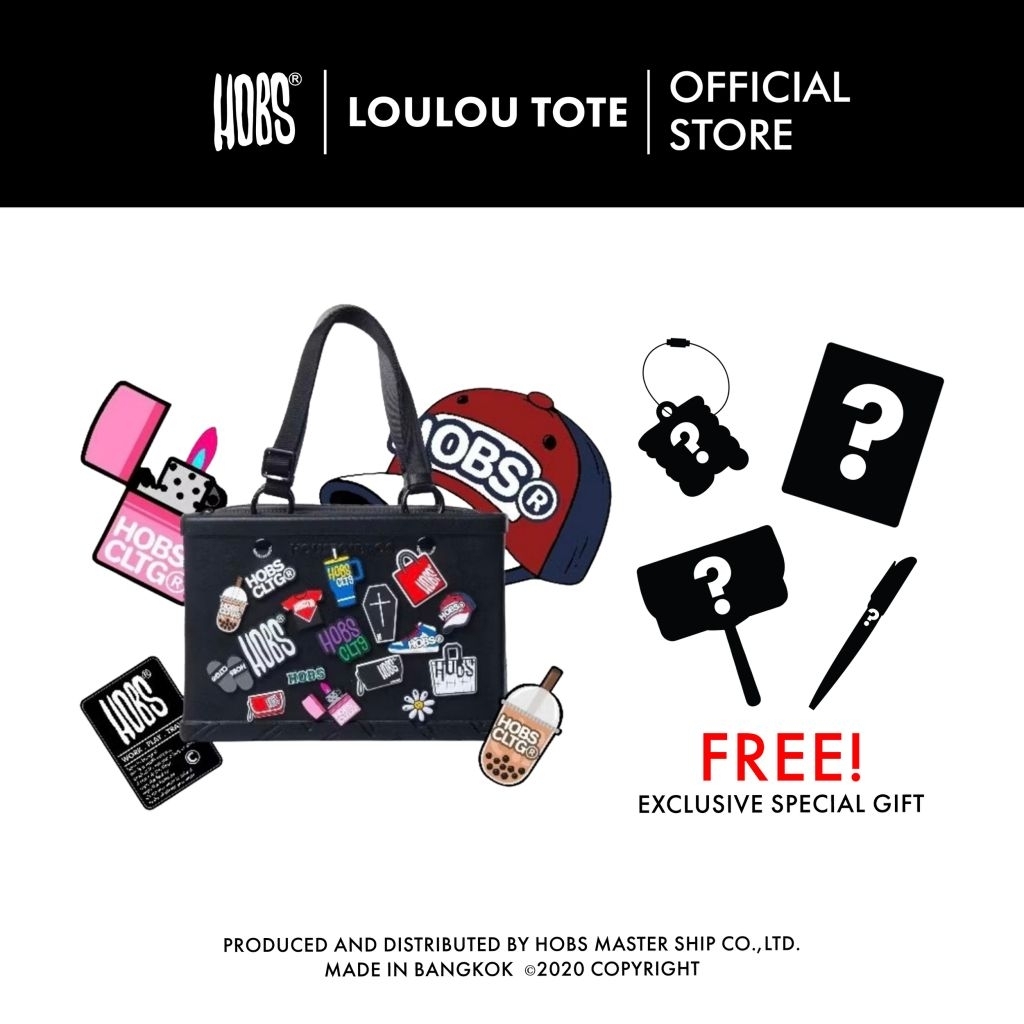 Hobs® กระเป๋าถือ - คล้องไหล่ EVA | LOULOU COLLECTION | Tote | กระเป๋าจิ๊บบิท | กระเป๋ายาง