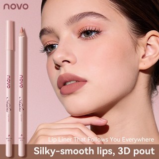 9042 (ใหม่/แท้) NOVO LIP LINER ดินสอเขียนขอบปาก ลิปไลเนอร์ เนื้อแมตต์นุ่ม เขียนง่าย ติดทนนานตลอดวัน