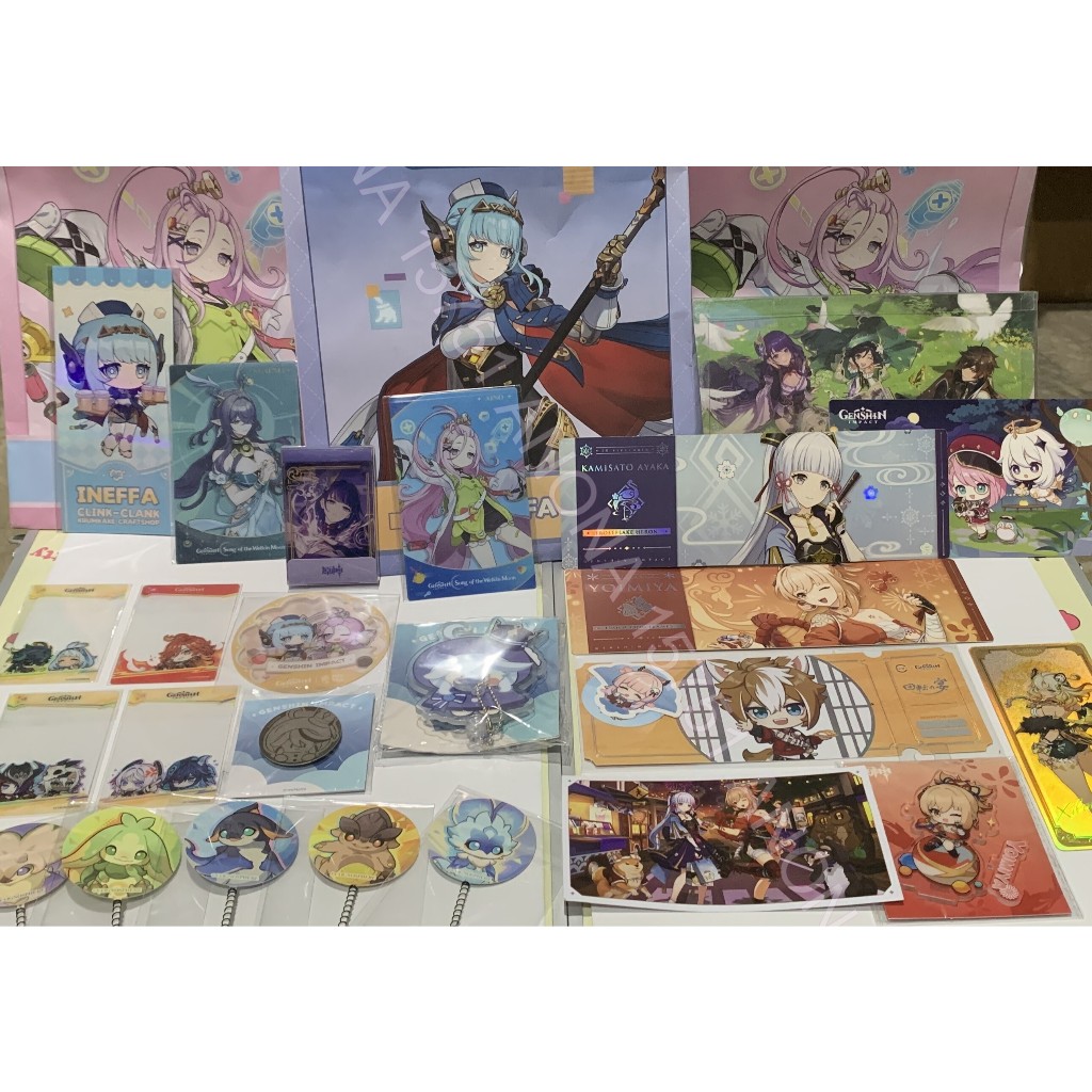 [พร้อมส่ง] Genshin Impact Hoyofest TGS ของสะสม สแตนดี้ พวงกุญแจ โปสเตอร์ โมเดล