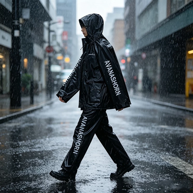 ชุดเสื้อกันฝนพร้อมกางเกง thumbnail 3