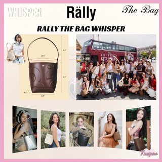 🧧(สินค้าพร้อมส่ง)✅แท้ Rally The Bag Mini Whisper💯Rally Movement Official กระเป๋า Bucket Bag กระเป๋าโท้ กระเป๋าหนัง Rally