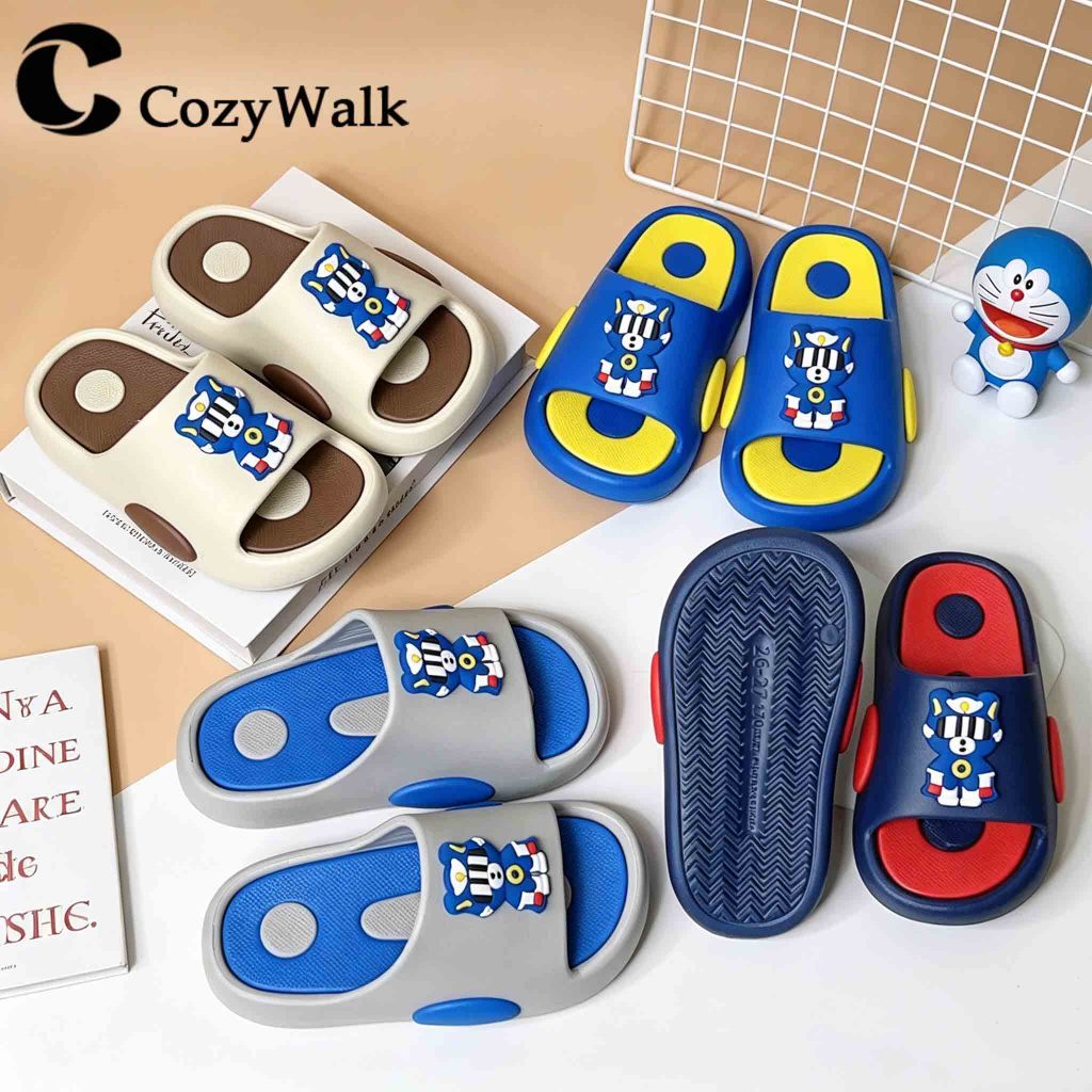 CozyWalk รองเท้าแตะเด็ก EVA ลายกระต่ายน่ารัก พื้นหนานุ่ม กันลื่น น้ำหนักเบา ใส่สบาย ไซส์24-35