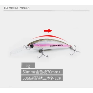 Dolphinly Deep Minnow 6กรัม เหยื่อตกปลา