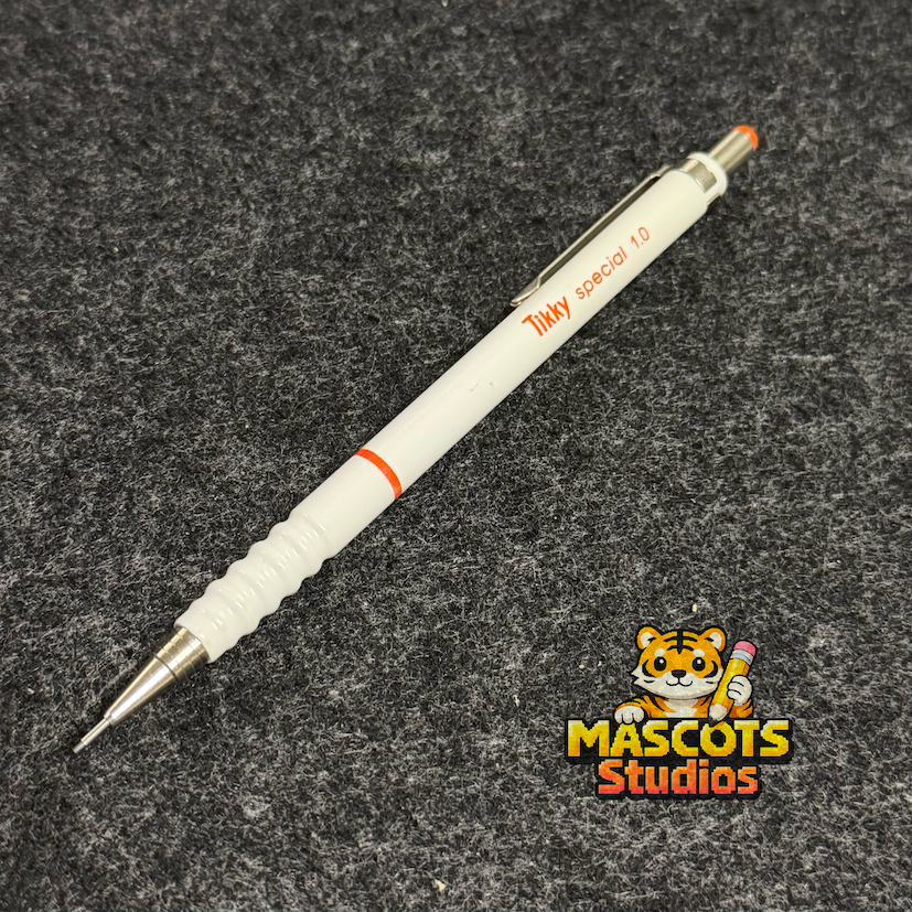 [306I] ดินสอกดวินเทจ rOtring Tikky Special 1.0mm สีขาว [Germany] รุ่นแรก Mk1 หายาก (NOS - New Old St