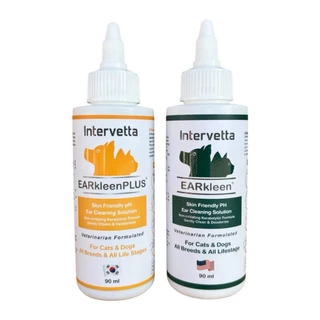 EARkleen ขนาด 90 ml น้ำยาทำความสะอาดหู สำหรับสุนัขและแมว ช่วยลดกลิ่น ไม่ระคายเคือง