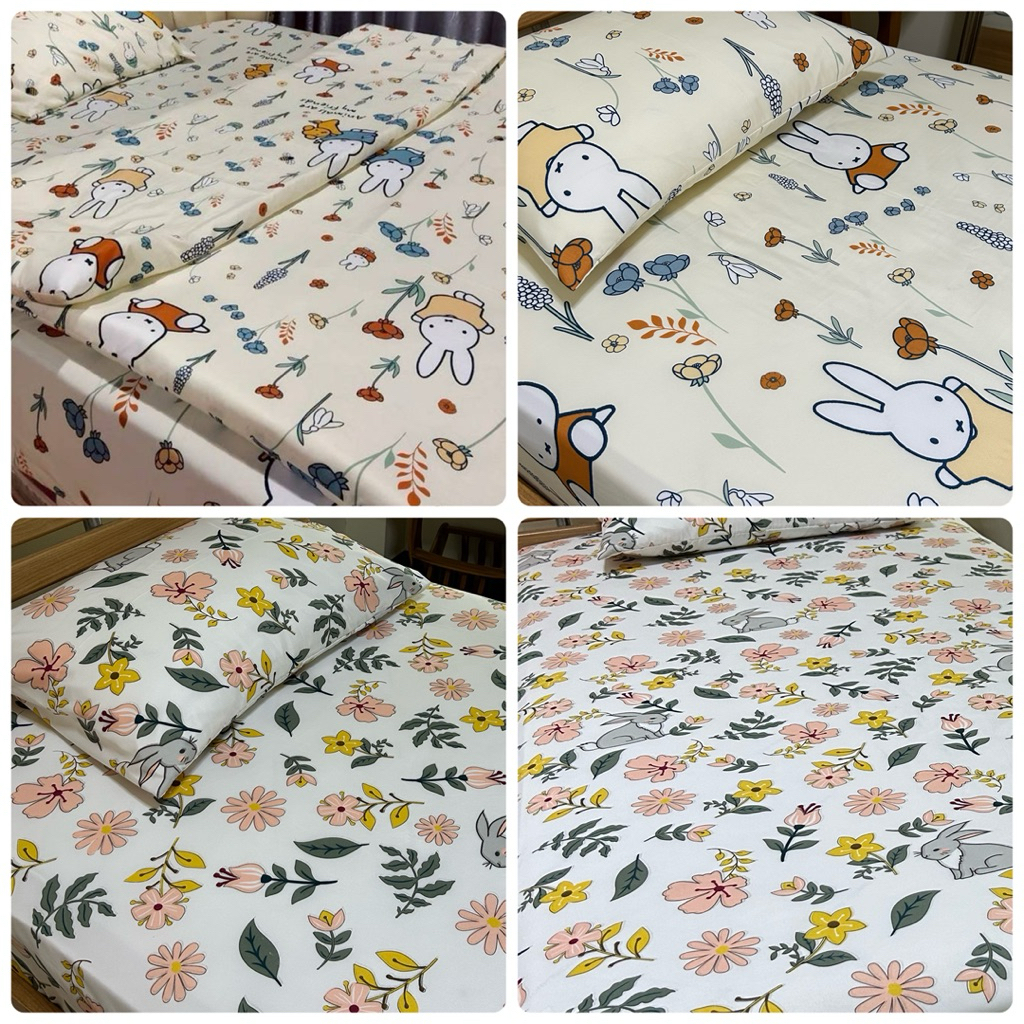 ผ้าปูที่นอน3-12ฟุต_รุ่นCottonMix_พรีเมี่ยมพิมพ์ลาย_P05(ราคาขายแยกผ้าปู-ปลอกหมอนจร้า)
