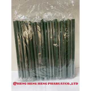 หลอดมุก หุ้มฟิมล์ ยาว 25 เซ็น ยกลัง (2000เส้น) 20ห่อ ยี่ห้อลัคกี้แทค