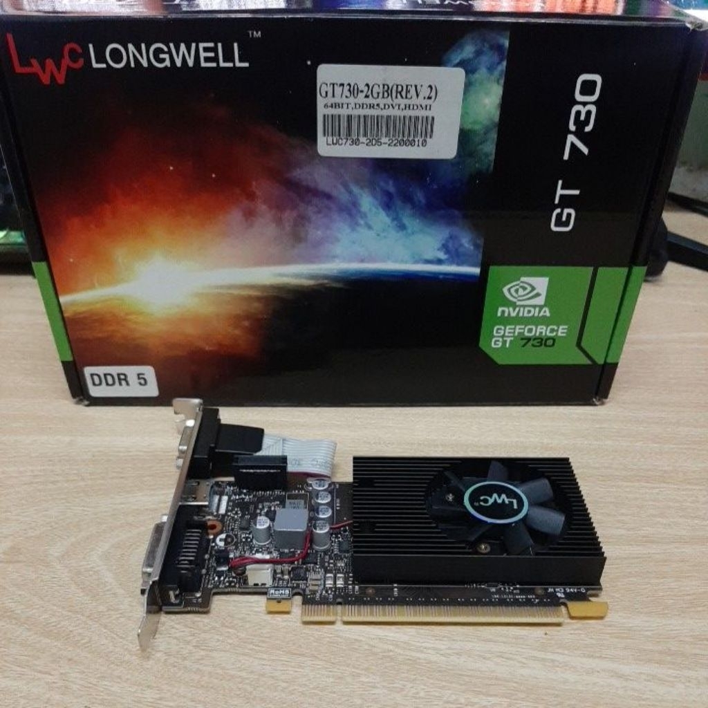 การ์ดจอ longwell gt 730 2g ddr5