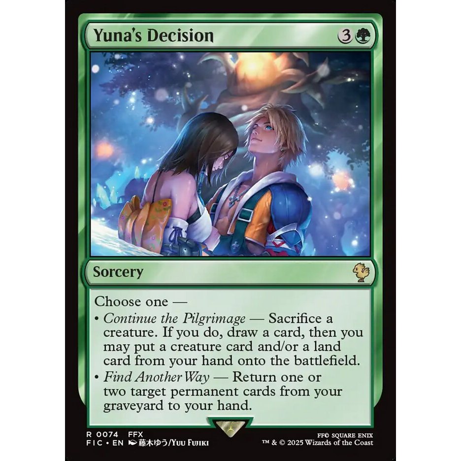 [Final Fantasy Commander] - (FIC) - (R) - [Yuna's Decision] - [2025] - (052026)