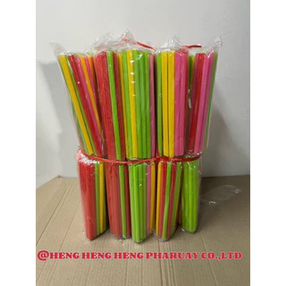 ยกมัด 50 ห่อ (5 แพ็ค) หลอดไข่มุก ไม่หุ้มฟิมล์ อิงน้ำหนักที่ 2.5 kg มี 3 ขนาดให้เลือกจ้า (สั่น ยาว ยาวพิเศษ)