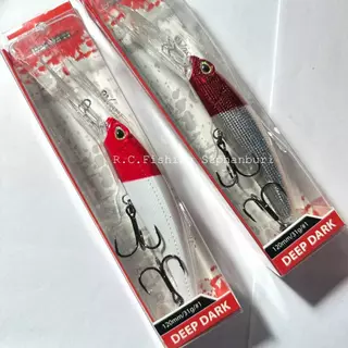 WEEBASS DEEPDARK 120 เหยื่อปลอม ลิ้นยาว ดำลึก 4.5m เบ็ด 3 ทาง #1 | Deep Diving Minnow Slow Floating 120mm 31g