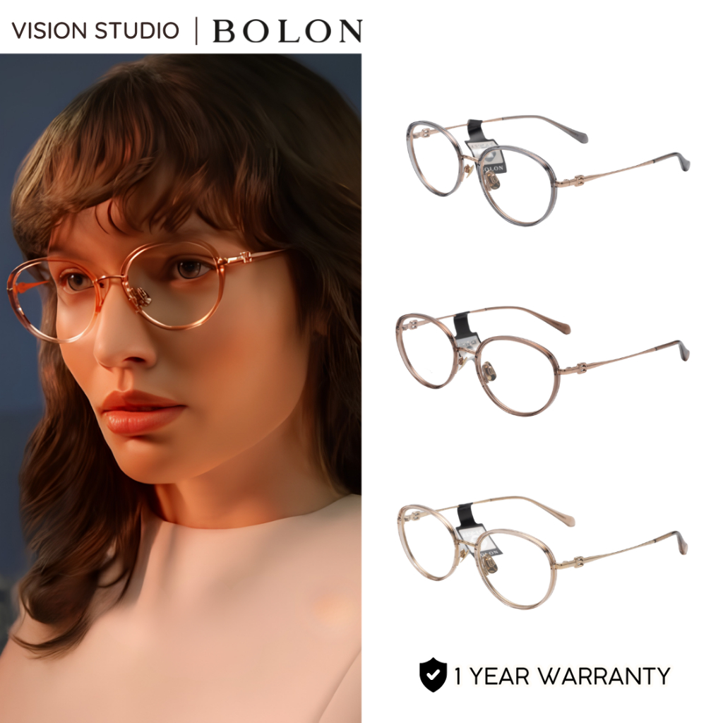 👓แว่นสายตา BOLON รุ่น DOVER BA6065 รวมทุกสี ของแท้100% รับประกัน 1 ปีเต็ม