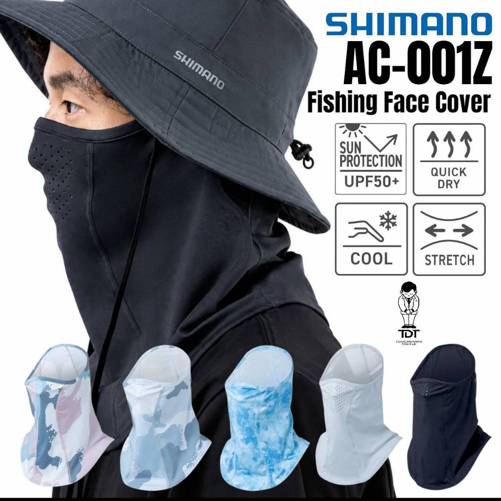 SHIMANO FISHING FACE COVER *** ผ้าบัฟคุณภาพสูงกัน UV  ผ้า DRY เย็นสบาย หายใจสะดวก ของแท้ 100% ***