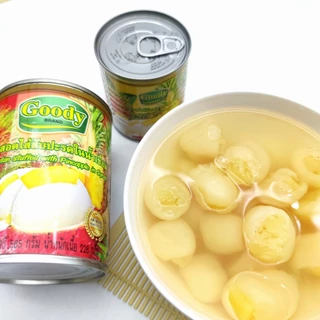 เงาะยัดไส้สับปะรดในน้ำเชื่อม 565ก. ตรา Goddy