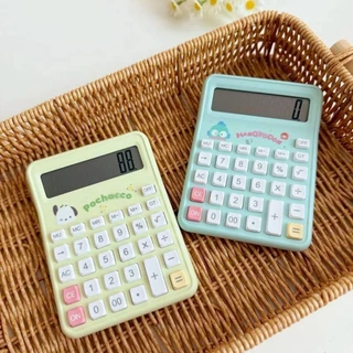 เครื่องคิดเลข ลาย Sanrio ขนาด 12×9.3×1.5 cm หน้าจอแสดงผล 10 digits มีแบตเตอรี่มาให้ในตัว (LR1130)ราคา 149​ บาท