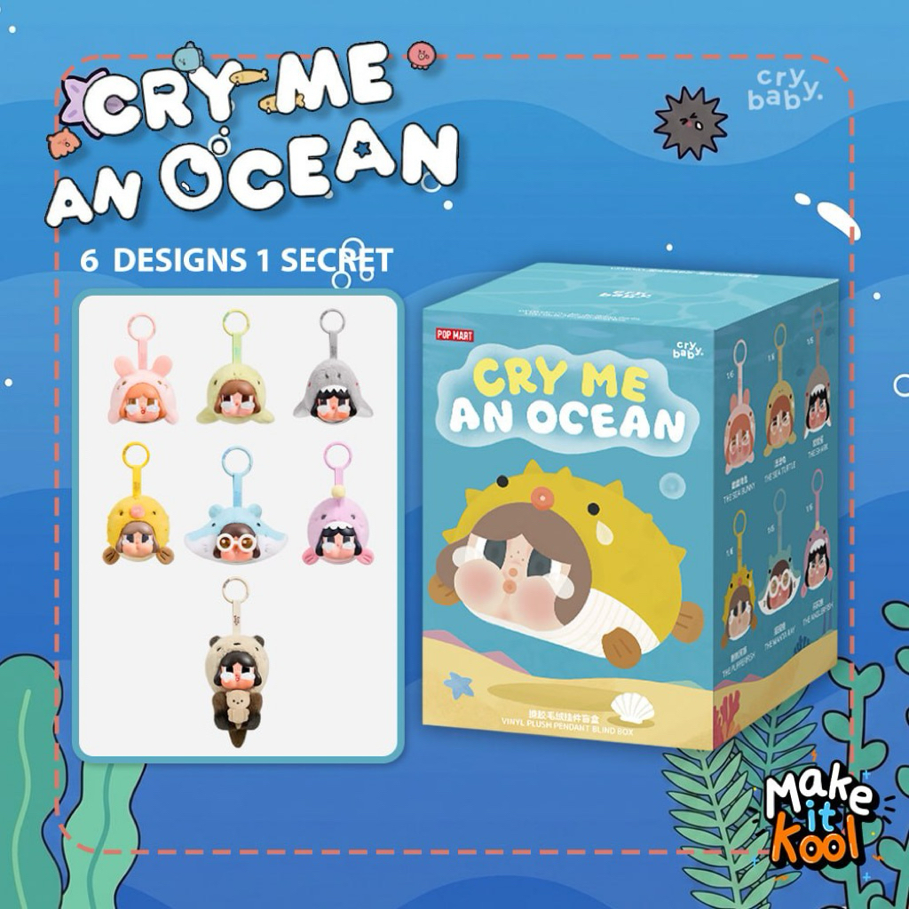[พรร้อมส่ง]-พวงกุญแจ น้องCRY Cry Me An Ocean - Vinyl Plush Pendant ของแท้