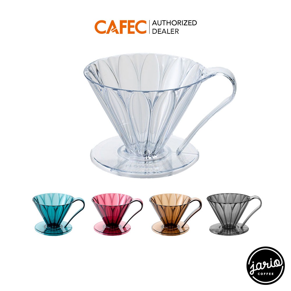 JARIO x CAFEC ดริปเปอร์ Flower Tritan CAFEC Flower Dripper Tritan