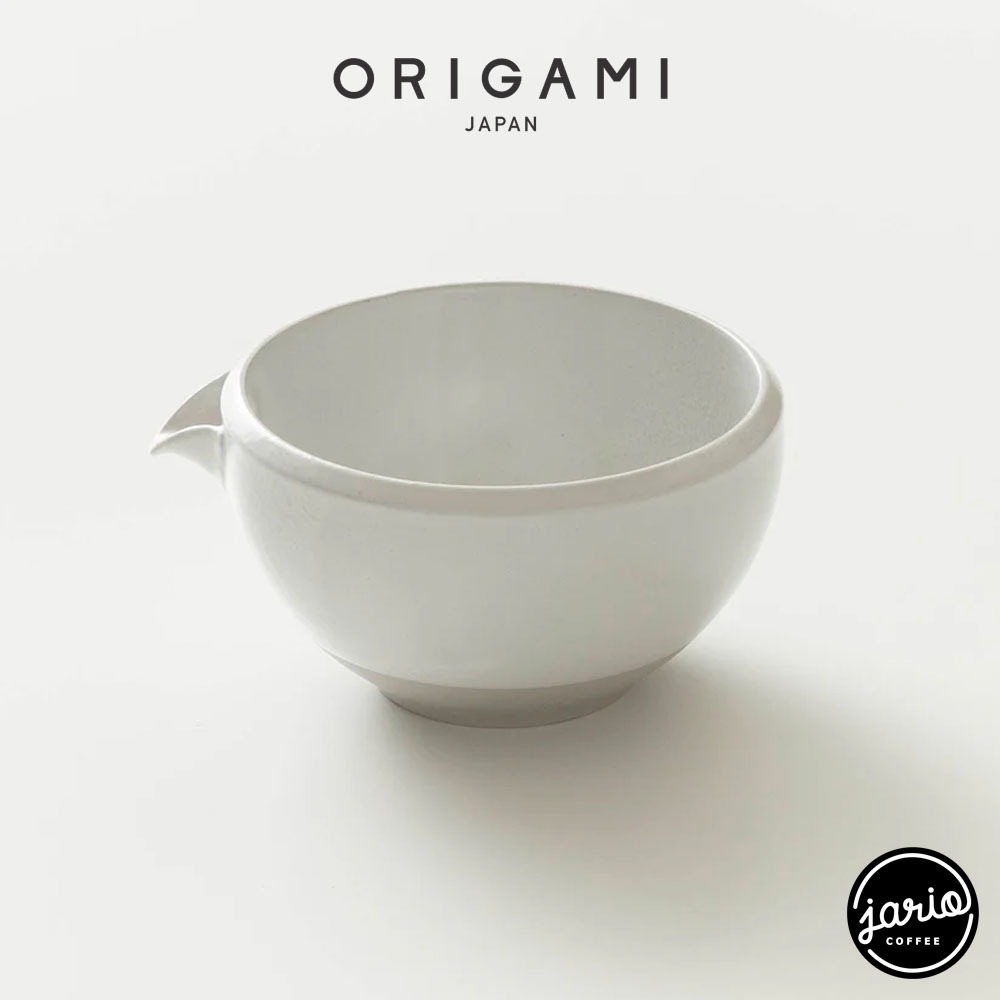 JARIO x ORIGAMI ถ้วยชงมัทฉะ Katakuchi Pour (แท้จากญี่ปุ่น) ORIGAMI Katakuchi Matcha Bowl Pour