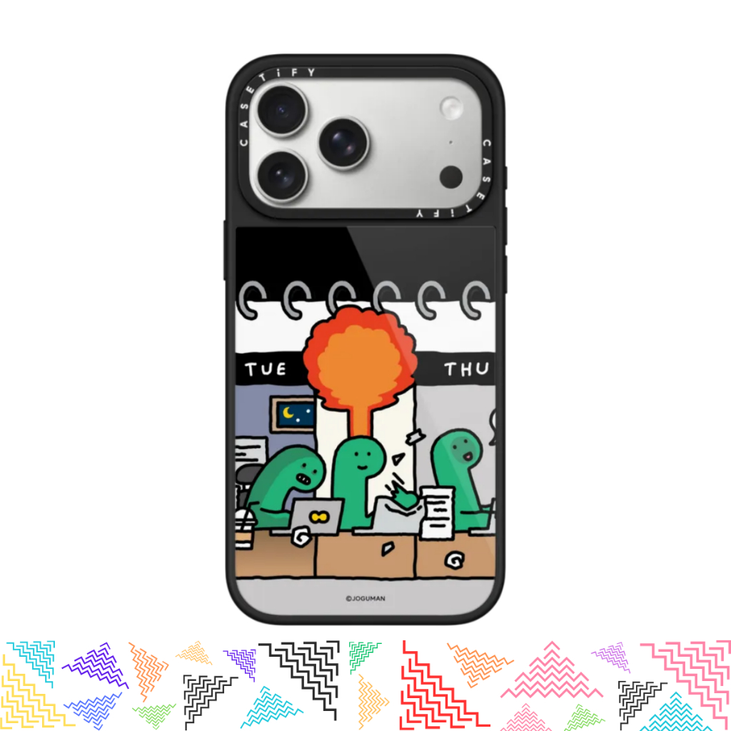 เคสมือถือ CASETiFY | Stress-bomb WEDNESDAY [JOGUMAN] For iPhone Samsung แท้ พร้อมส่ง เคสกันกระแทก