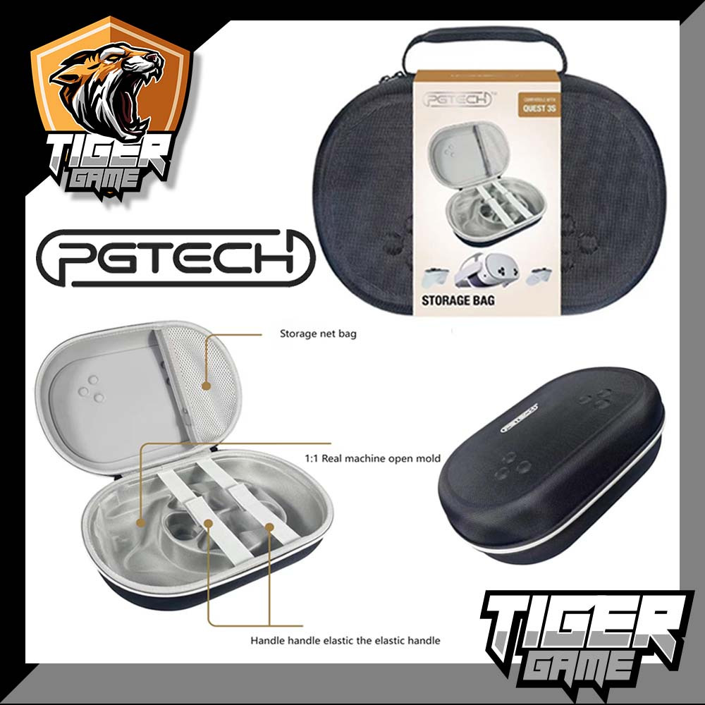 PGTECH Storage Bag for Meta Quest 3 / 3s (กระเป๋า Meta 3s)(Meta Quest 3 Bag)(กระเป๋า Oculus)(GP-907)