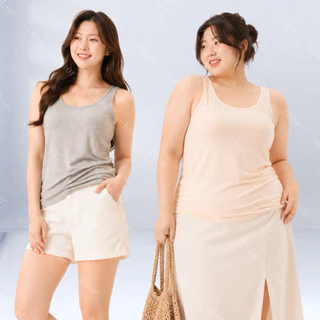 Chor 906 เสื้อกล้ามมีบราในตัว ไซส์ใหญ่ ผ้าเย็นๆ นุ่มๆ ยืดหยุ่น สวมใส่สบาย