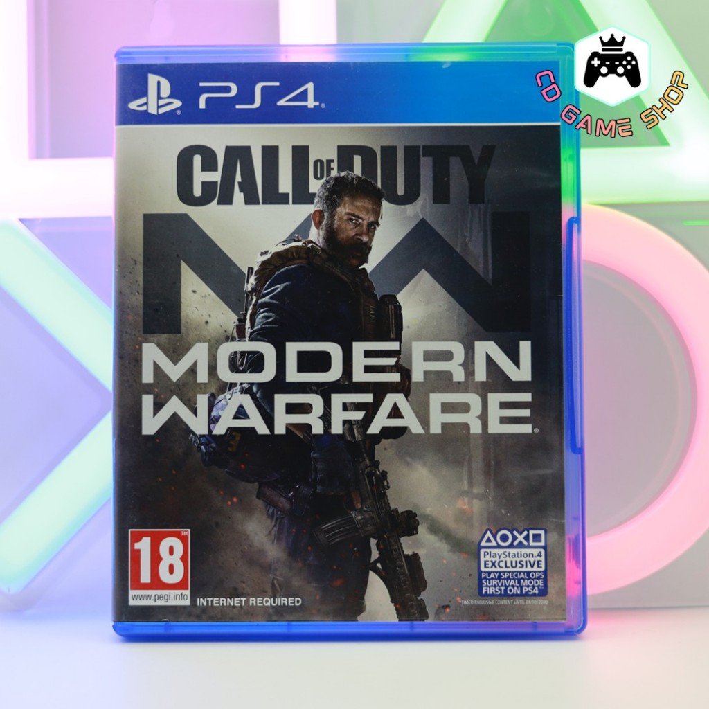 แผ่นเกมส์ PS4 Call of Duty: Modern Warfare (มือ 2) พร้อมส่ง