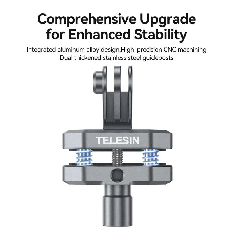 TELESIN ที่ยึดกระจกหน้ารถ Windshield Clamping Brackets for Gopro , Insta360 , DJI thumbnail 7