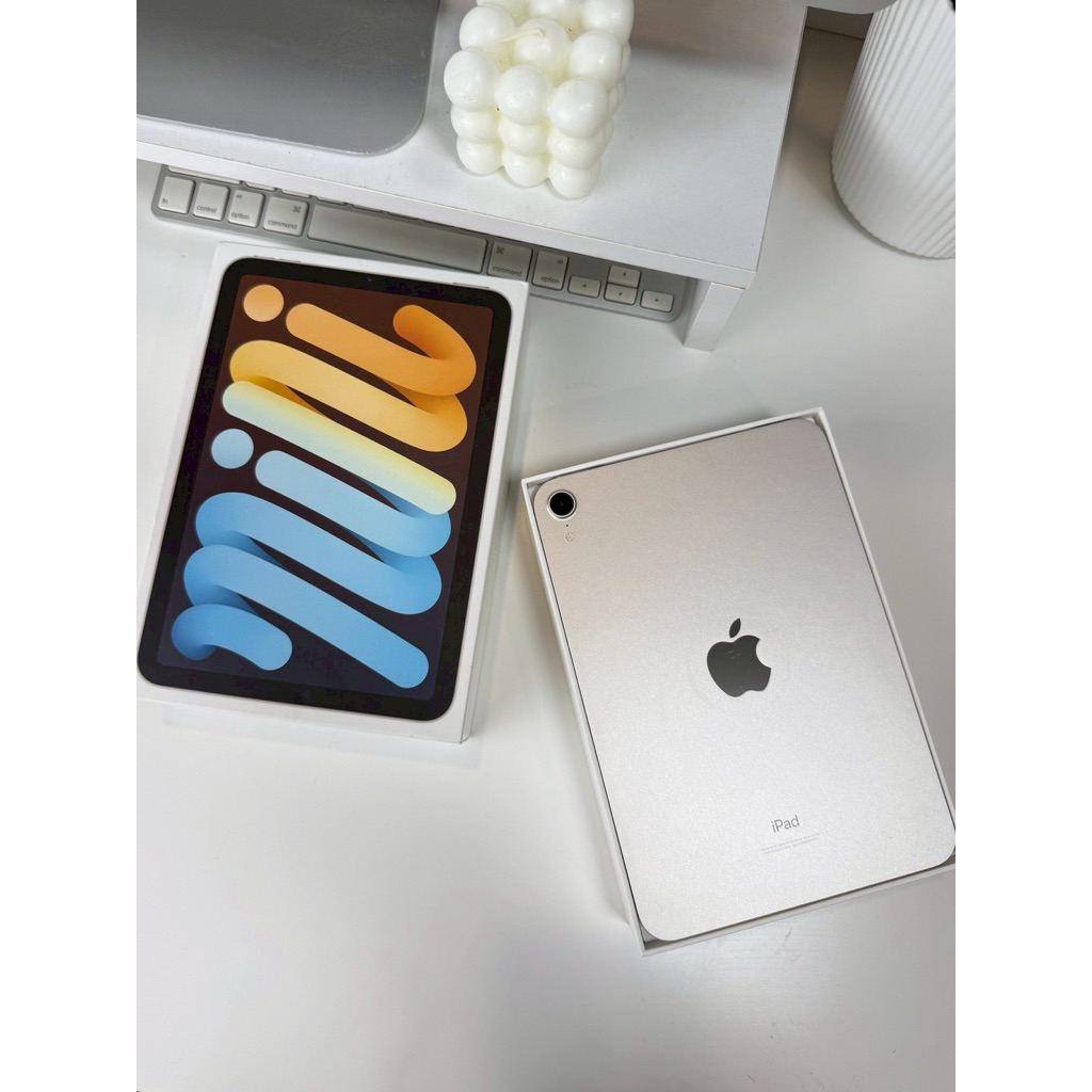 มือสอง iPad Mini6 wifi ขาว🤍64GB