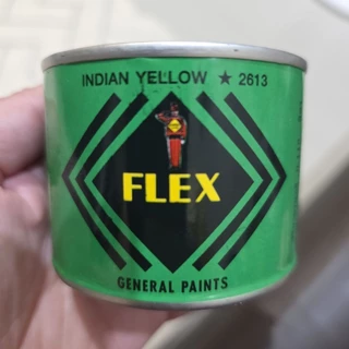 สี Flex เฟล็กซ์ สำหรับปิดแผ่นทอง(สีเหลือง) ขนาด 0.118 ลิตร