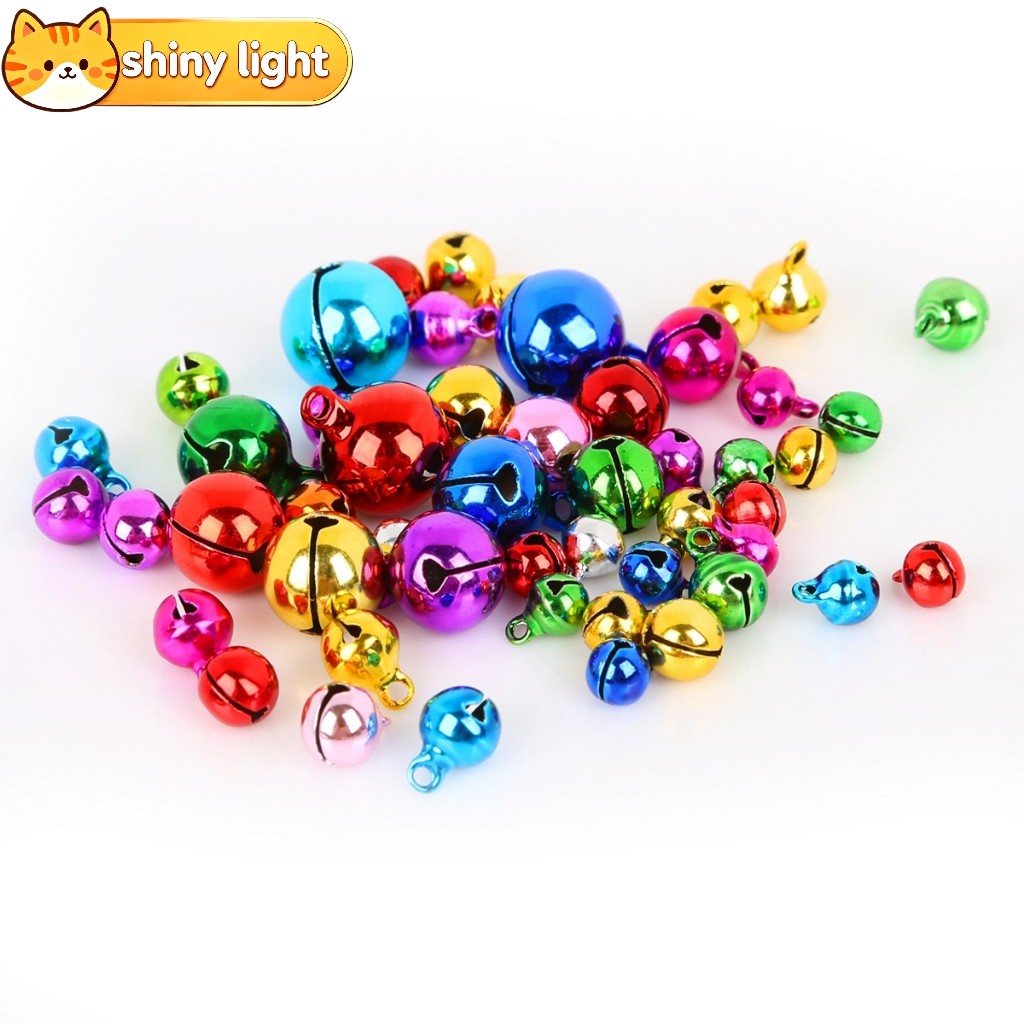 กระดิ่งจิ๋วทองแดงสีทองเงิน สำหรับ DIY พวงกุญแจ สร้อยคอ ตกแต่งคริสต์มาส งานแฮนด์เมด
