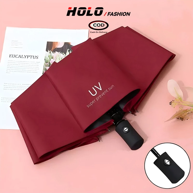 ร่มพับอัตโนมัติ UV เสริมโครง 8 กระดูก thumbnail 8