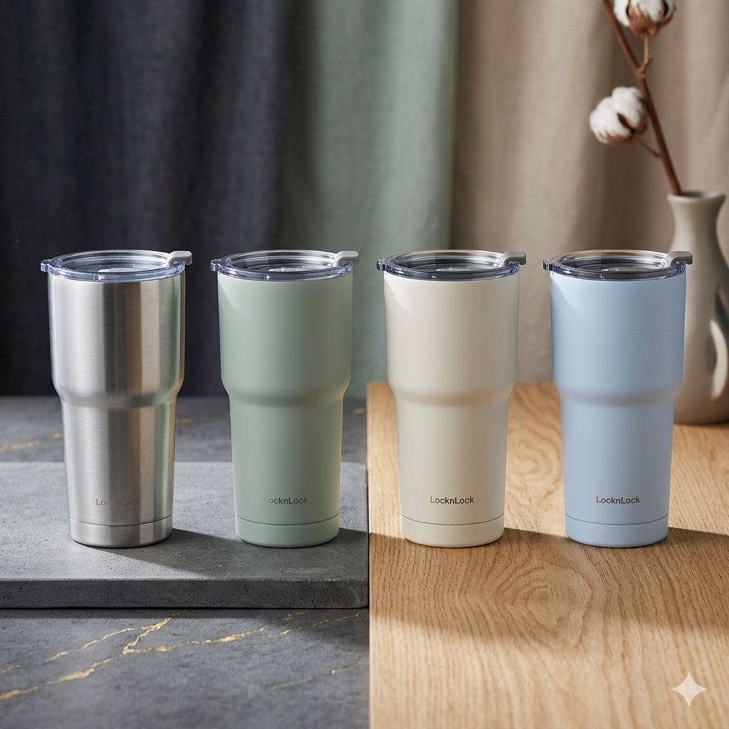 แก้วน้ำเก็บอุณหภูมิ LocknLock  Swing Tumbler  รุ่น LHC4137 (700 ml.)