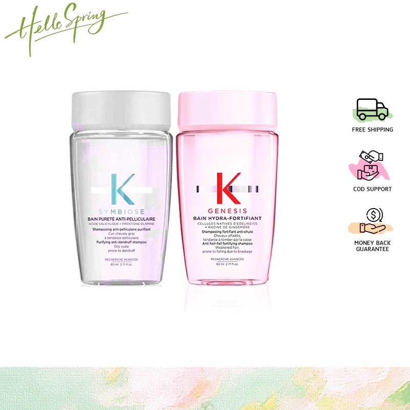 แชมพูสูตรเฉพาะจากปารีส 2 ประเภท 80ml สำหรับหนังศีรษะมีรังแค กับ ผมหลุดร่วง-ขาดความแข็งแรง
