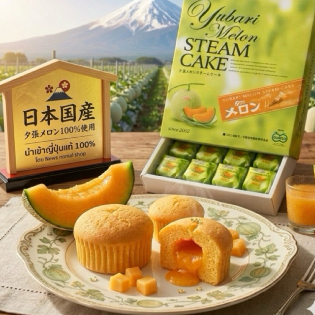 เค้กเมล่อนyubari melonจากฮอกไกโดประเทศญี่ปุ่น🇯🇵